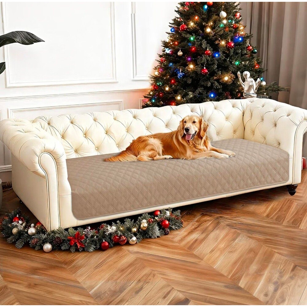 CYCMACO Waterproof Pet Couch Cover 30x70 Khaki Dog Blanket NIP